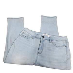Judy Blue Light Wash Skinny Fit Capri Jeans Size 32